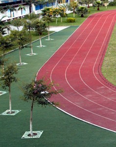 供应丙烯酸球场跑道 球场地坪设计 